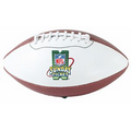13 Inch Regulation Autograph Football wITH multi color imprint